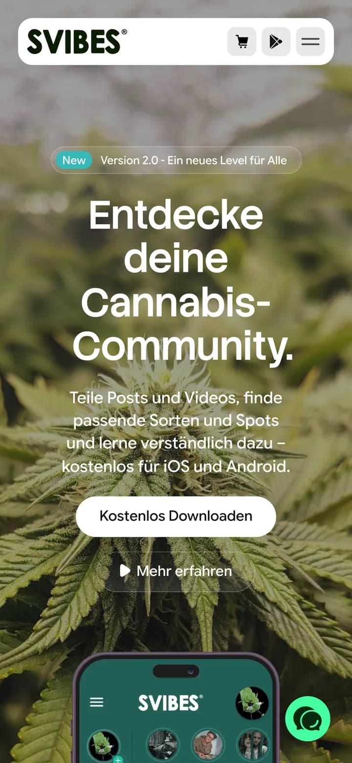 Bildschirm von SVIBES